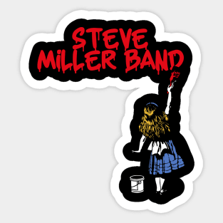 stevie  and red girl Sticker